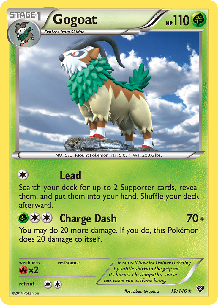 Gogoat (19/146) [XY: Base Set] | Deep Dive Games St. Marys