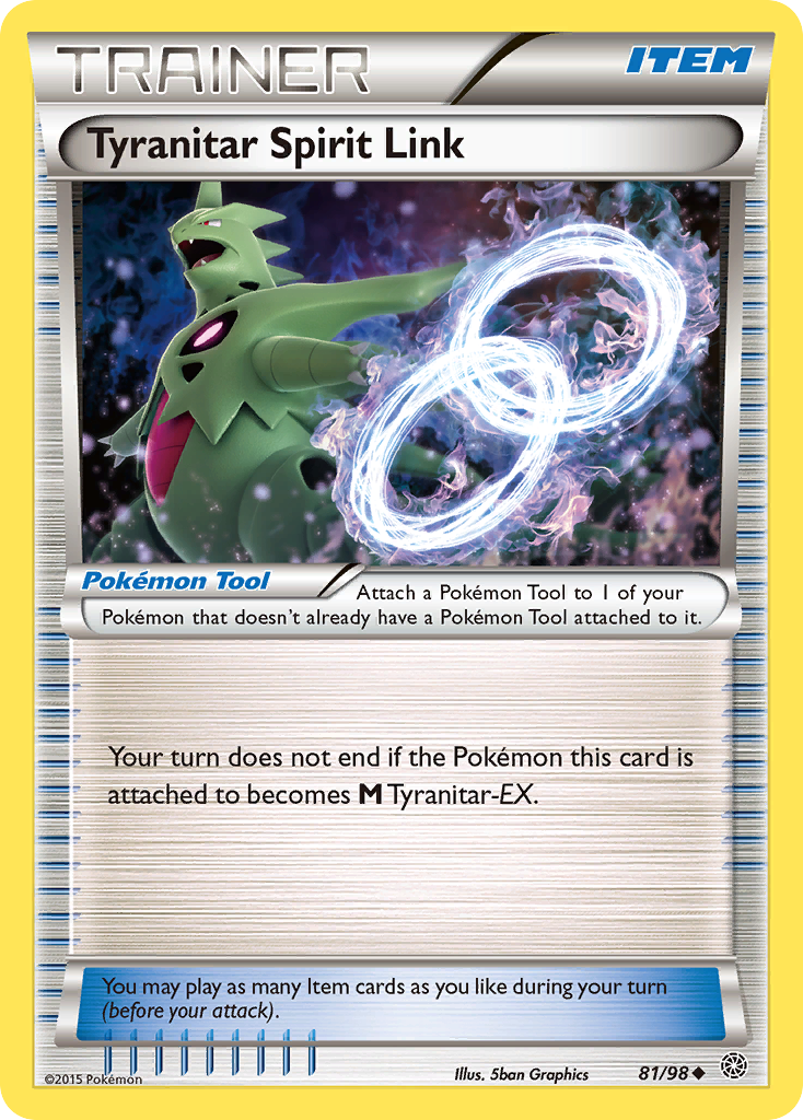 Tyranitar Spirit Link (81/98) [XY: Ancient Origins] | Deep Dive Games St. Marys