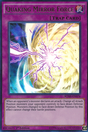 Quaking Mirror Force [BOSH-EN076] Ultra Rare | Deep Dive Games St. Marys