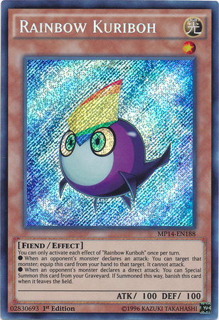 Rainbow Kuriboh [MP14-EN188] Secret Rare | Deep Dive Games St. Marys