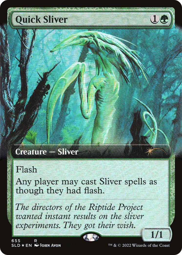 Quick Sliver (Extended Art) [Secret Lair Drop Promos] | Deep Dive Games St. Marys