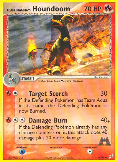 Team Magma's Houndoom (34/95) [EX: Team Magma vs Team Aqua] | Deep Dive Games St. Marys