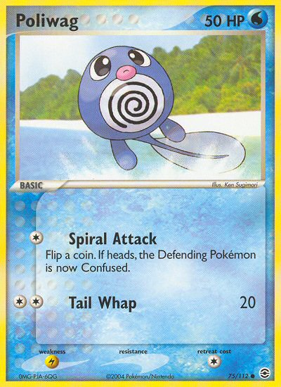 Poliwag (75/112) [EX: FireRed & LeafGreen] | Deep Dive Games St. Marys