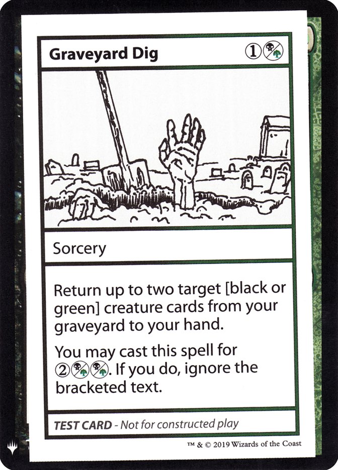 Graveyard Dig [Mystery Booster Playtest Cards] | Deep Dive Games St. Marys