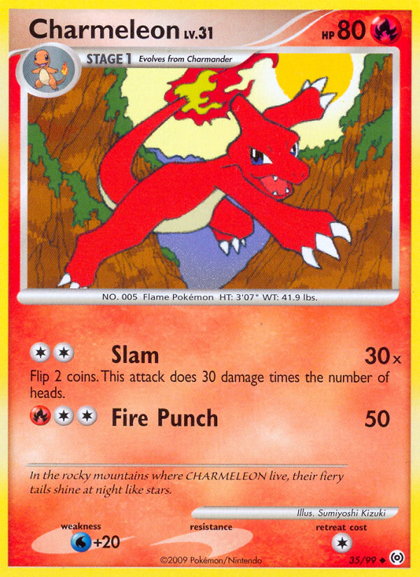 Charmeleon (35/99) [Platinum: Arceus] | Deep Dive Games St. Marys