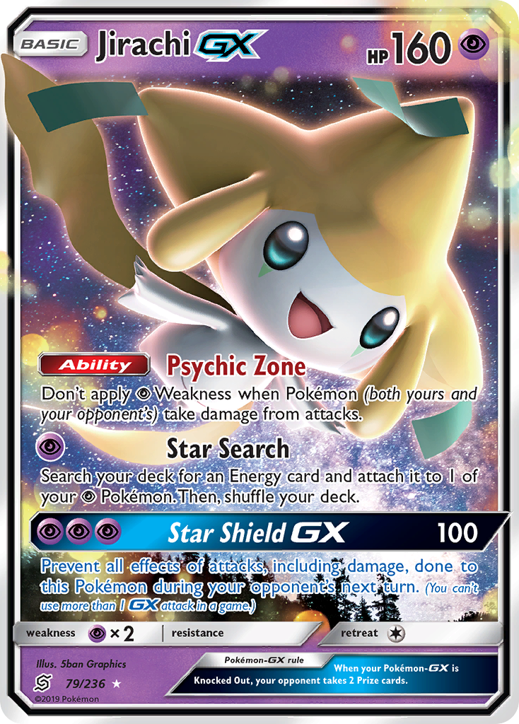 Jirachi GX (79/236) [Sun & Moon: Unified Minds] | Deep Dive Games St. Marys