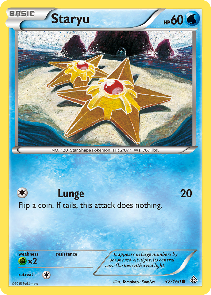 Staryu (32/160) [XY: Primal Clash] | Deep Dive Games St. Marys