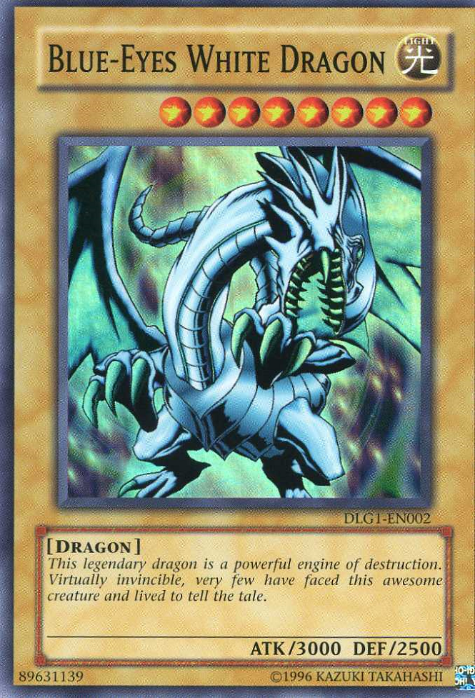 Blue-Eyes White Dragon [DLG1-EN002] Super Rare | Deep Dive Games St. Marys