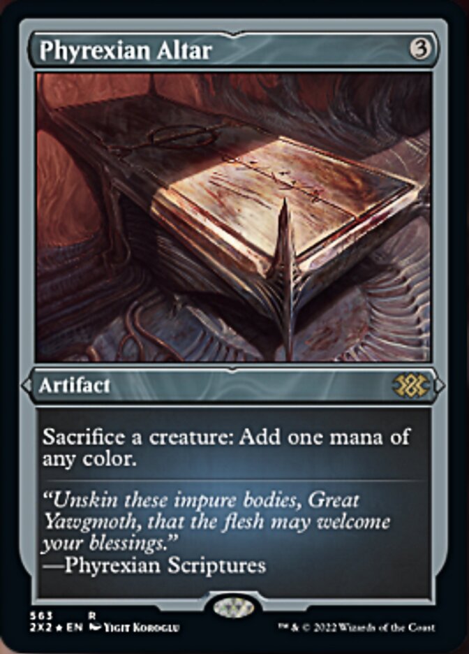 Phyrexian Altar (Foil Etched) [Double Masters 2022] | Deep Dive Games St. Marys