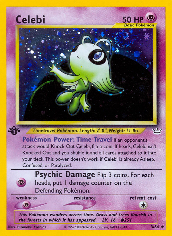 Celebi (3/64) [Neo Revelation 1st Edition] | Deep Dive Games St. Marys