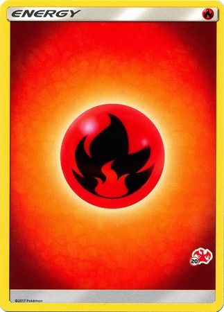 Fire Energy (Charizard Stamp #20) [Battle Academy 2020] | Deep Dive Games St. Marys