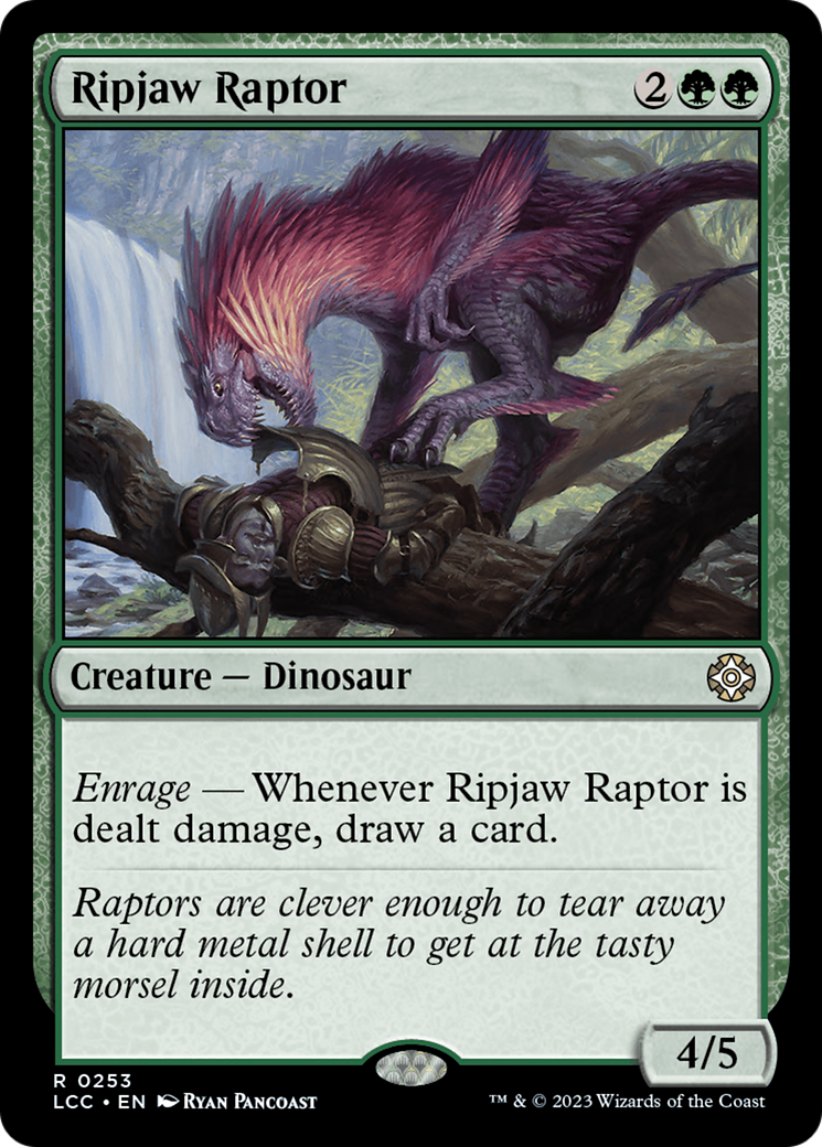 Ripjaw Raptor [The Lost Caverns of Ixalan Commander] | Deep Dive Games St. Marys