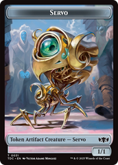 Servo // Warrior Double-Sided Token [Tarkir: Dragonstorm Commander Tokens] | Deep Dive Games St. Marys