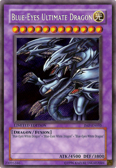 Blue-Eyes Ultimate Dragon [JMP-EN005] Secret Rare | Deep Dive Games St. Marys