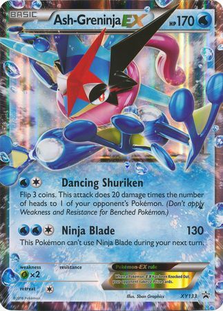 Ash-Greninja EX (XY133) (Jumbo Card) [XY: Black Star Promos] | Deep Dive Games St. Marys