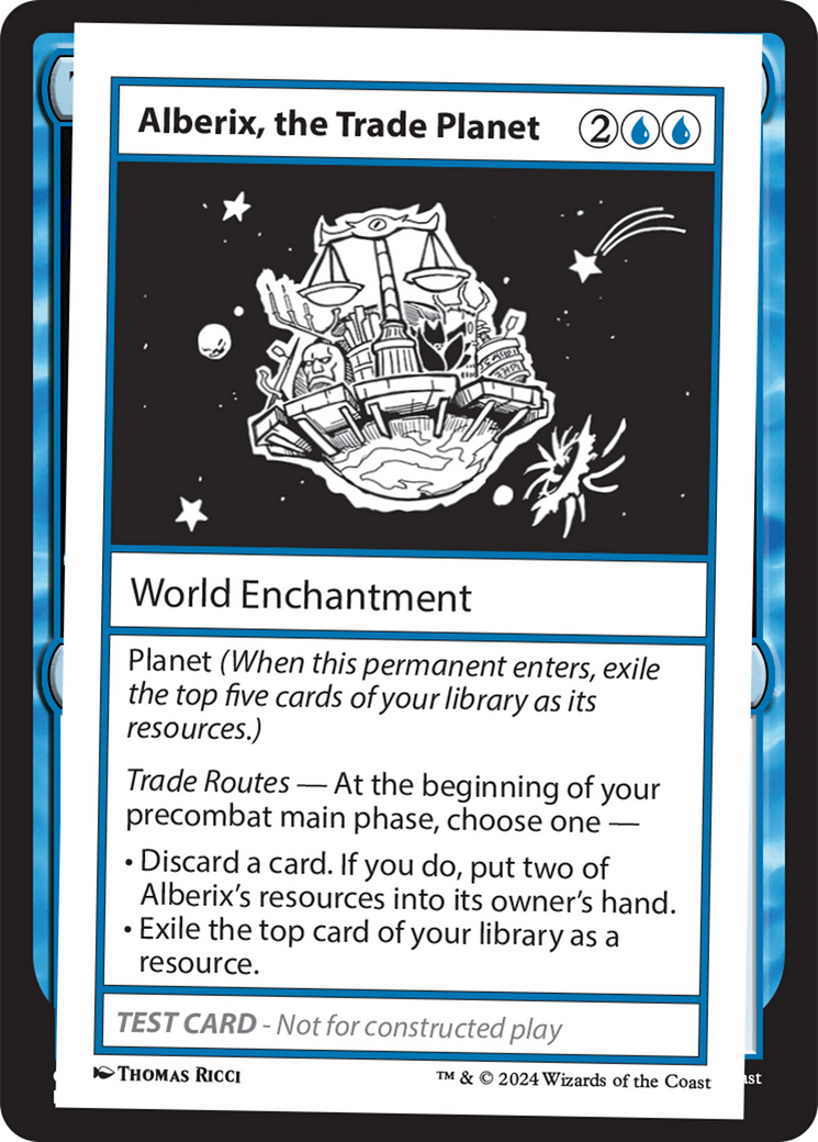 Alberix, the Trade Planet [Mystery Booster 2 Playtest Cards] | Deep Dive Games St. Marys