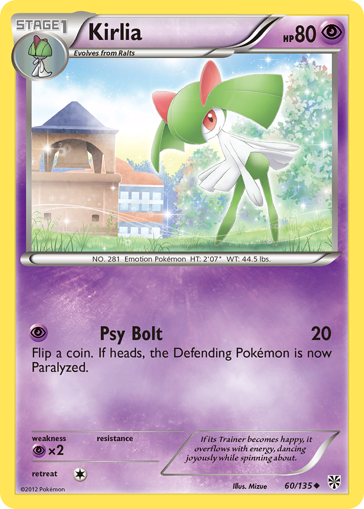 Kirlia (60/135) [Black & White: Plasma Storm] | Deep Dive Games St. Marys