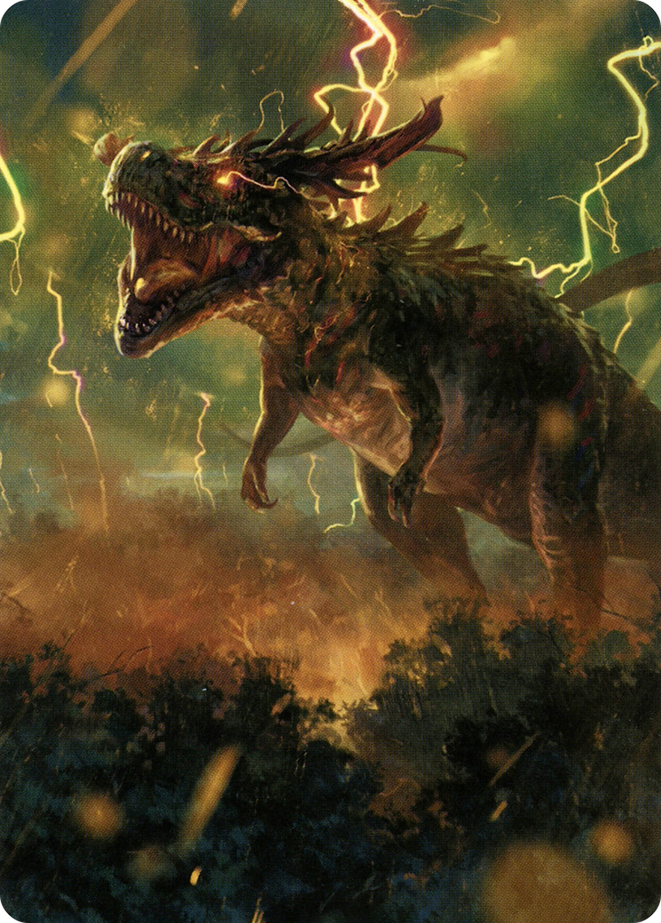 Thrasta, Tempest's Roar Art Card (42) [Modern Horizons 2 Art Series] | Deep Dive Games St. Marys