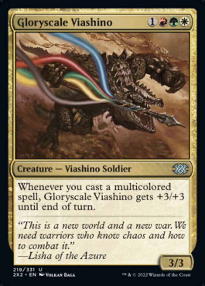 Gloryscale Viashino [Double Masters 2022] | Deep Dive Games St. Marys