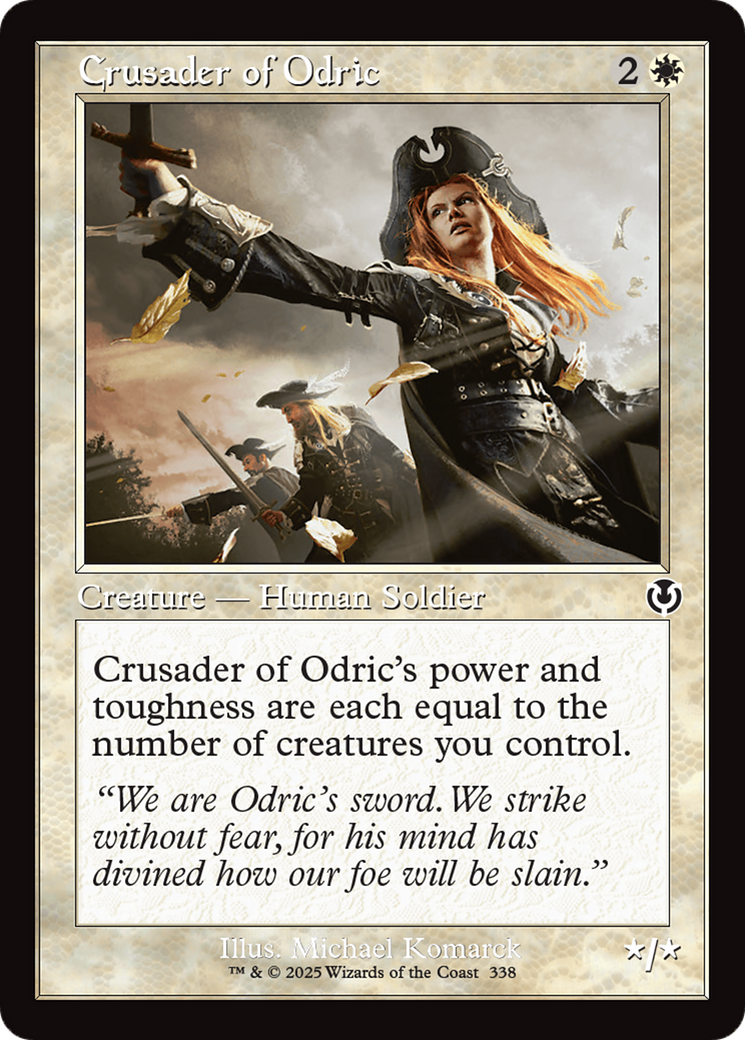 Crusader of Odric (Retro Frame) [Innistrad Remastered] | Deep Dive Games St. Marys