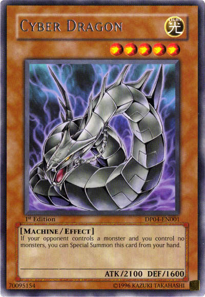 Cyber Dragon [DP04-EN001] Rare | Deep Dive Games St. Marys