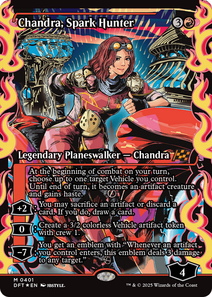 Chandra, Spark Hunter (Showcase) [Aetherdrift] | Deep Dive Games St. Marys