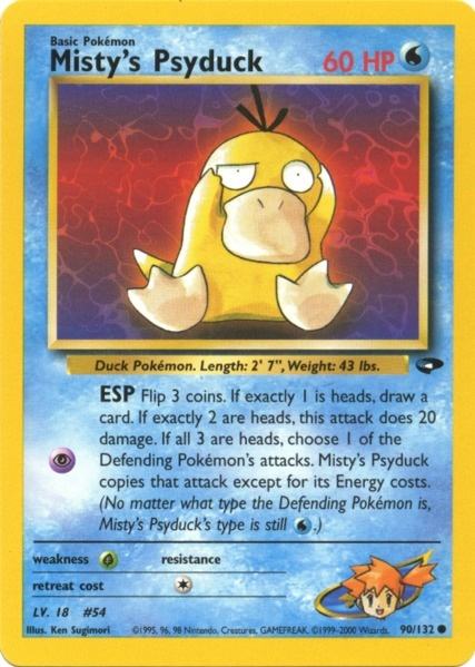 Misty's Psyduck (90/132) [Gym Challenge Unlimited] | Deep Dive Games St. Marys