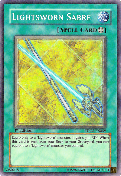 Lightsworn Sabre [TDGS-EN059] Super Rare | Deep Dive Games St. Marys