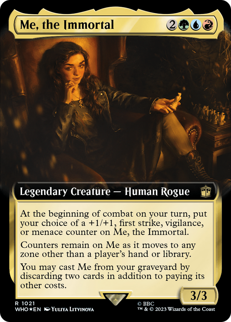 Me, the Immortal (Extended Art) (Surge Foil) [Doctor Who] | Deep Dive Games St. Marys