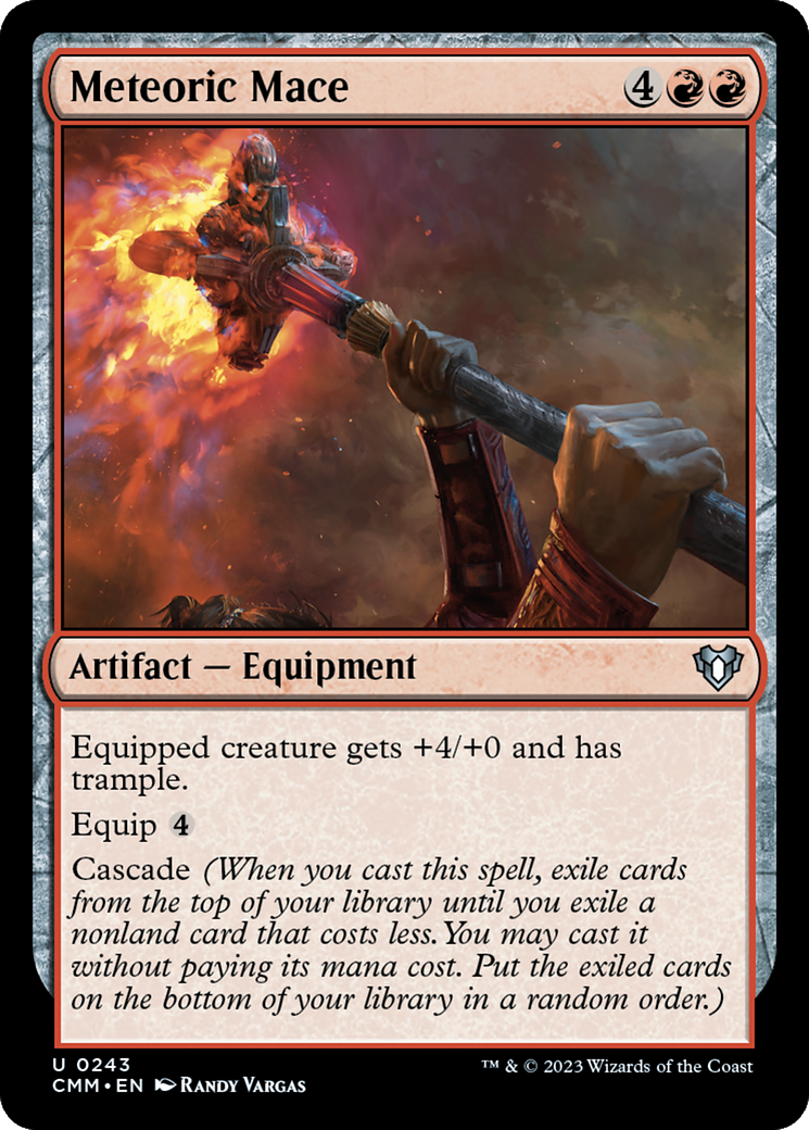 Meteoric Mace [Commander Masters] | Deep Dive Games St. Marys