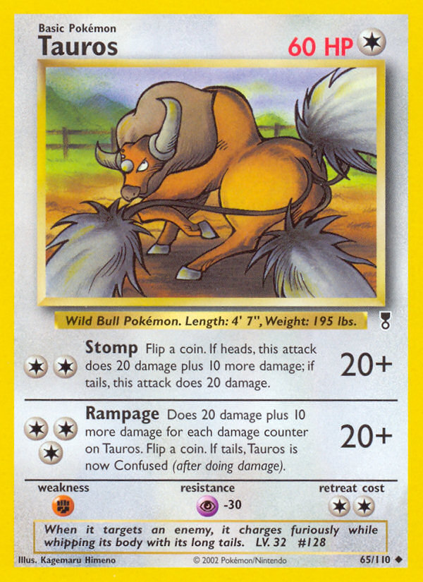 Tauros (65/110) [Legendary Collection] | Deep Dive Games St. Marys