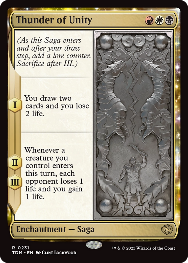 Thunder of Unity [Tarkir: Dragonstorm] | Deep Dive Games St. Marys