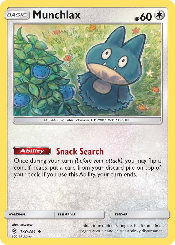 Munchlax (173/236) [Sun & Moon: Unified Minds] | Deep Dive Games St. Marys