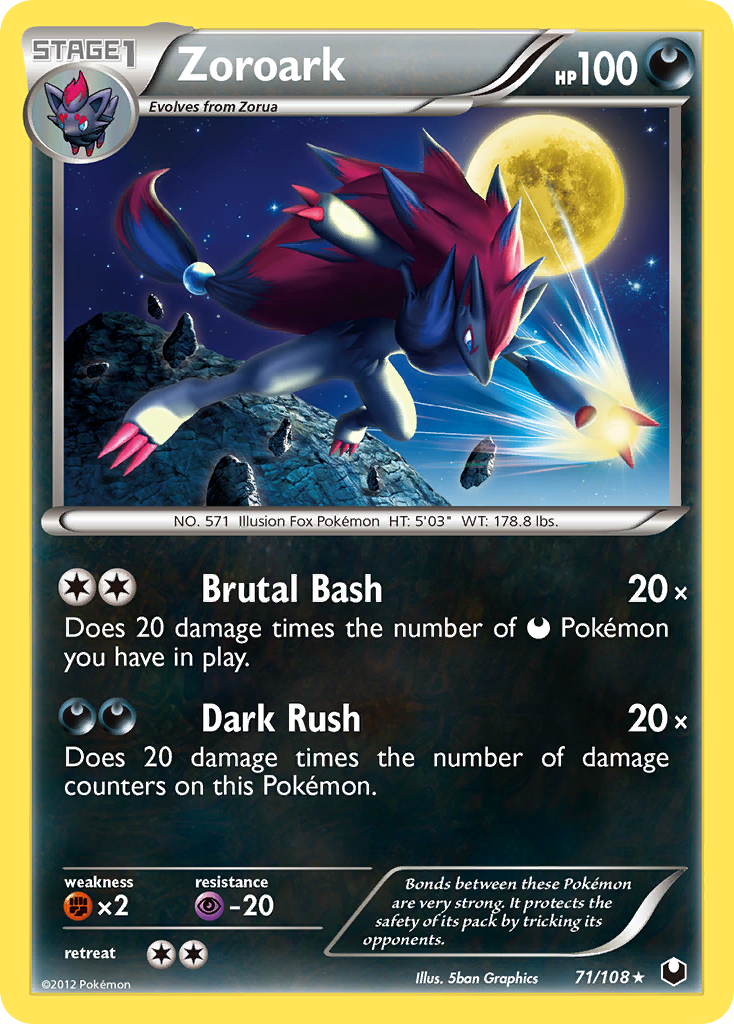 Zoroark (71/108) [Black & White: Dark Explorers] | Deep Dive Games St. Marys