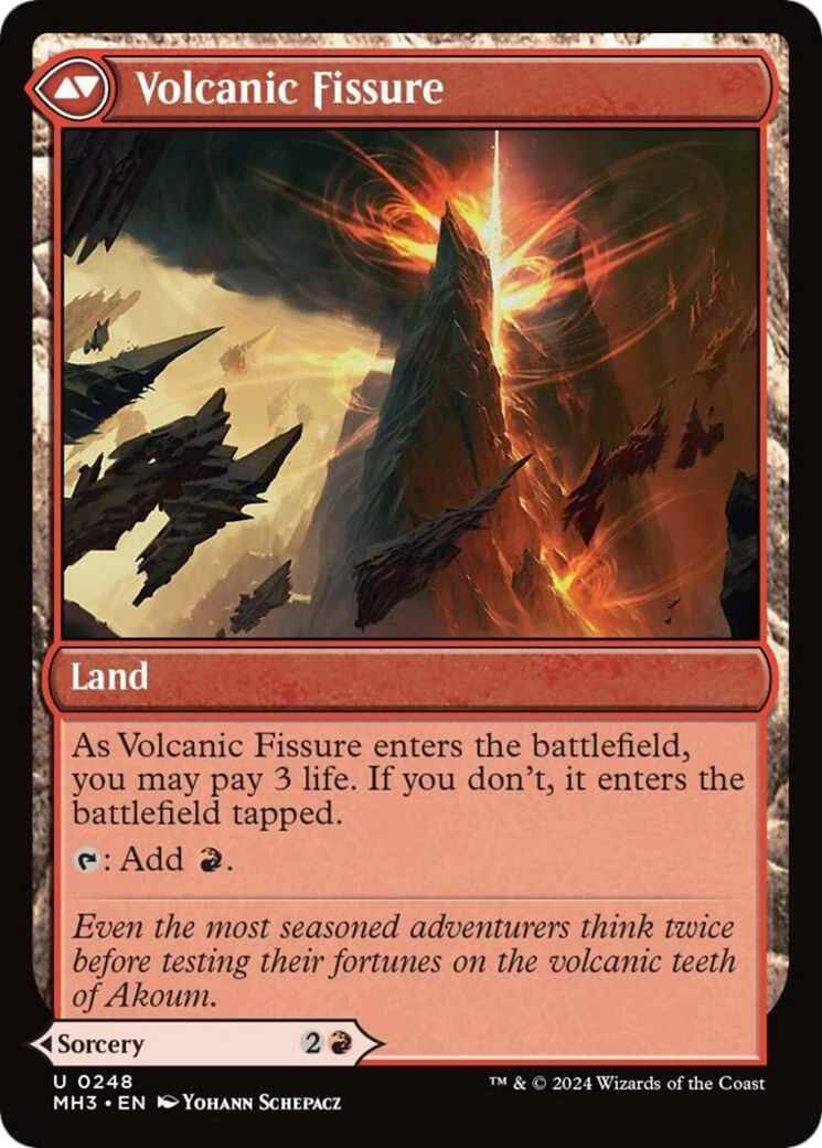 Sundering Eruption // Volcanic Fissure [Modern Horizons 3] | Deep Dive Games St. Marys