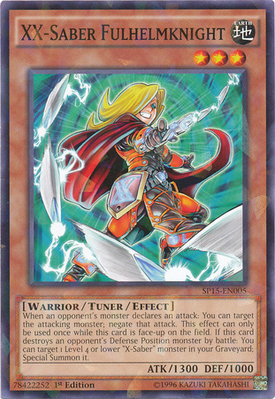 XX-Saber Fulhelmknight [SP15-EN005] Shatterfoil Rare | Deep Dive Games St. Marys