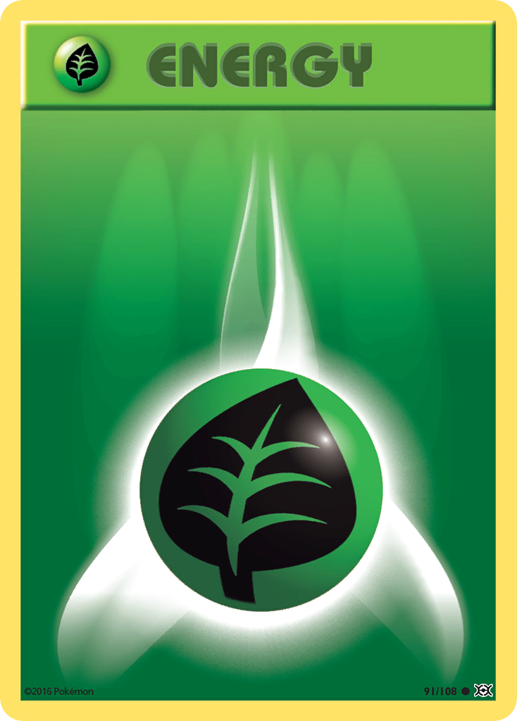 Grass Energy (91/108) [XY: Evolutions] | Deep Dive Games St. Marys