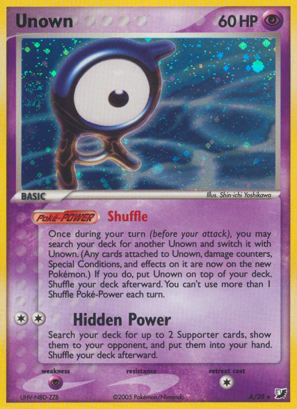 Unown (A/28) [EX: Unseen Forces] | Deep Dive Games St. Marys