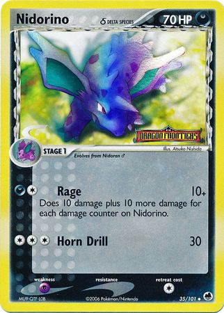 Nidorino (35/101) (Delta Species) (Stamped) [EX: Dragon Frontiers] | Deep Dive Games St. Marys