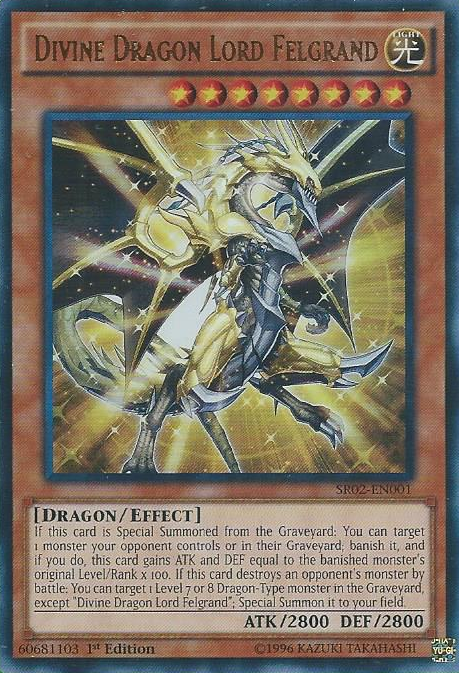 Divine Dragon Lord Felgrand [SR02-EN001] Ultra Rare | Deep Dive Games St. Marys