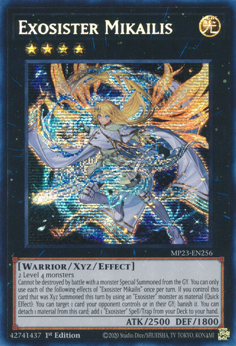 Exosister Mikailis [MP23-EN256] Prismatic Secret Rare | Deep Dive Games St. Marys