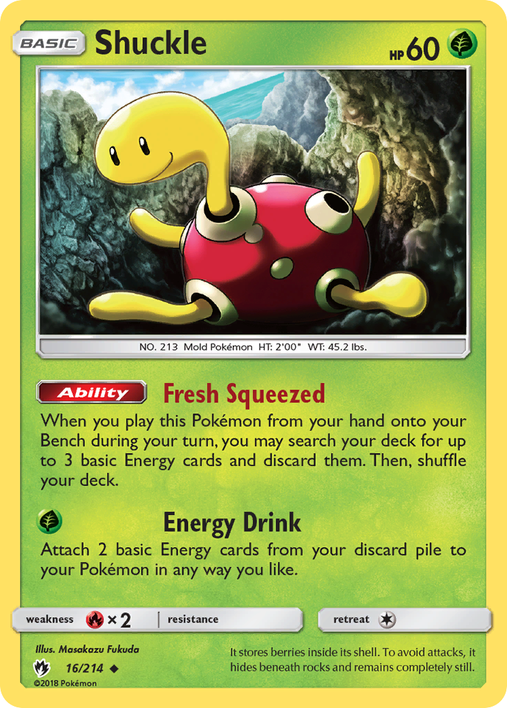 Shuckle (16/214) [Sun & Moon: Lost Thunder] | Deep Dive Games St. Marys