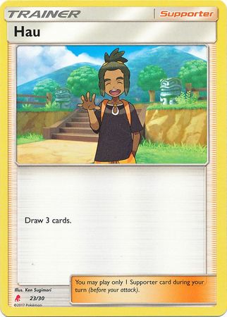 Hau (23/30) [Sun & Moon: Trainer Kit - Lycanroc] | Deep Dive Games St. Marys