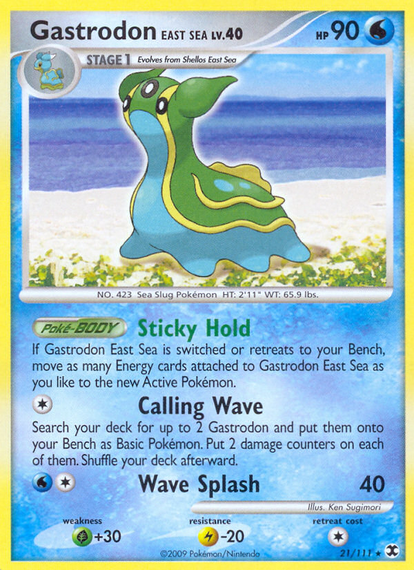 Gastrodon East Sea (21/111) [Platinum: Rising Rivals] | Deep Dive Games St. Marys