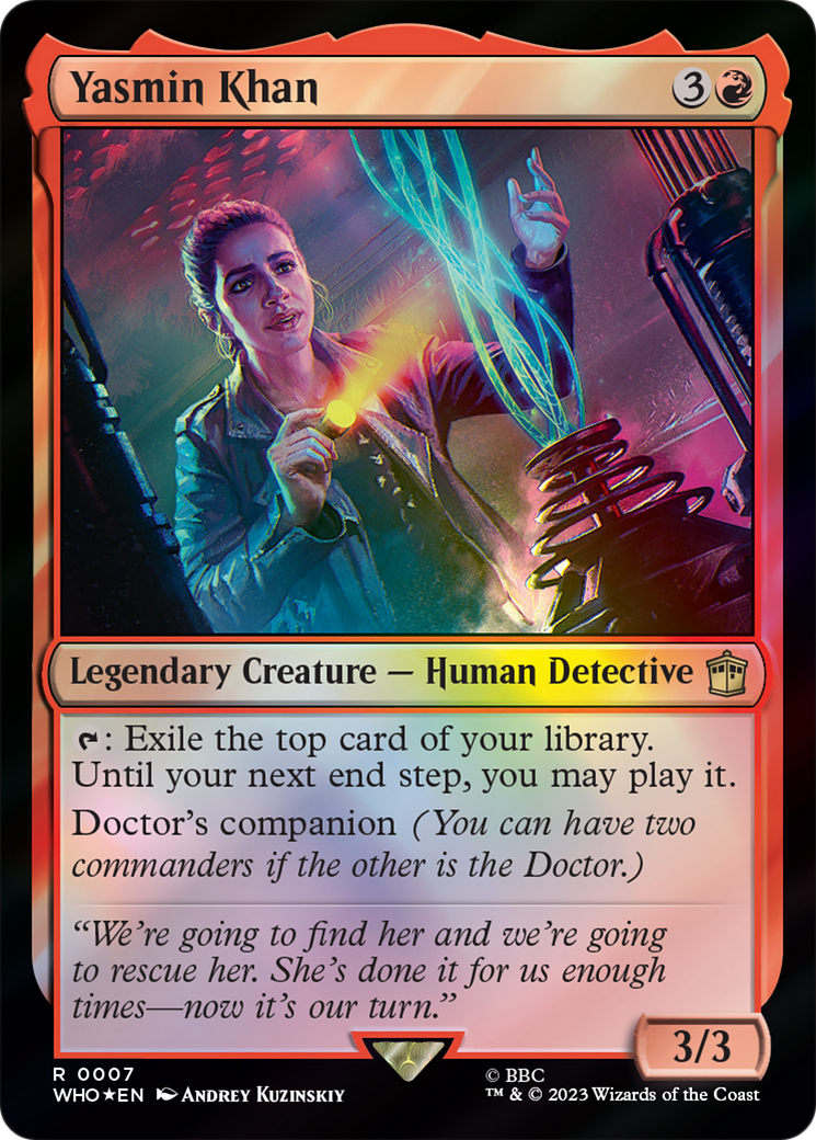Yasmin Khan [Doctor Who] | Deep Dive Games St. Marys