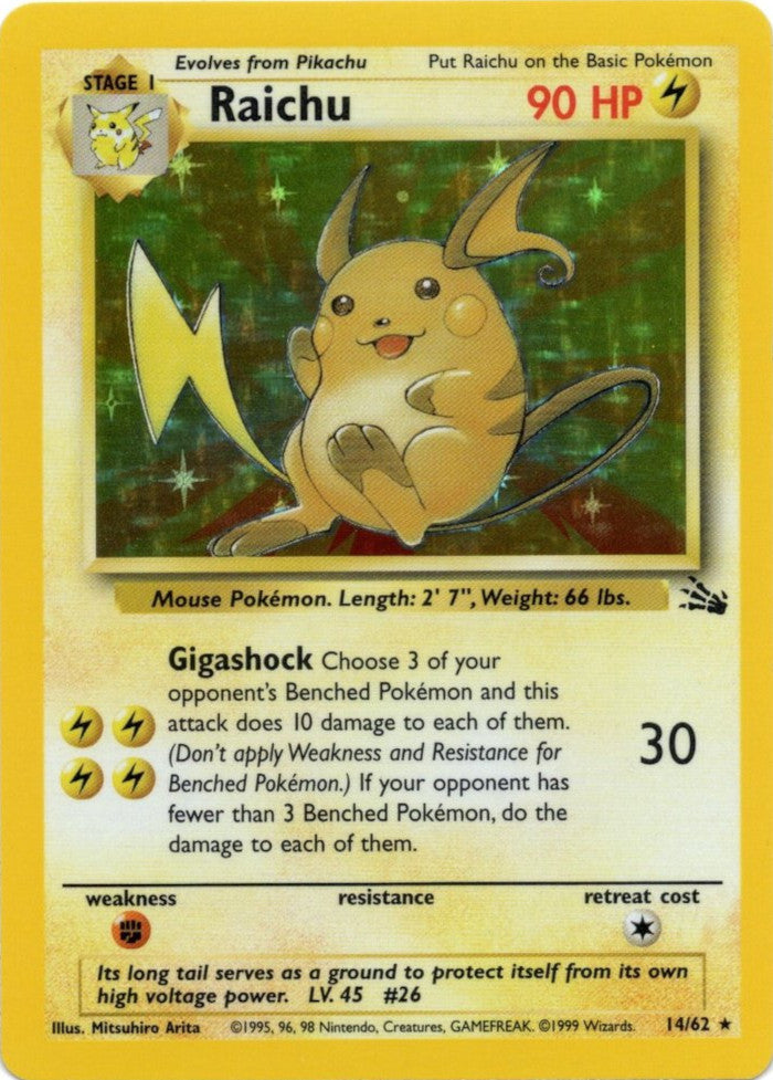 Raichu (14/62) [Fossil Unlimited] | Deep Dive Games St. Marys