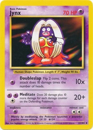 Jynx (31/102) [Base Set Unlimited] | Deep Dive Games St. Marys