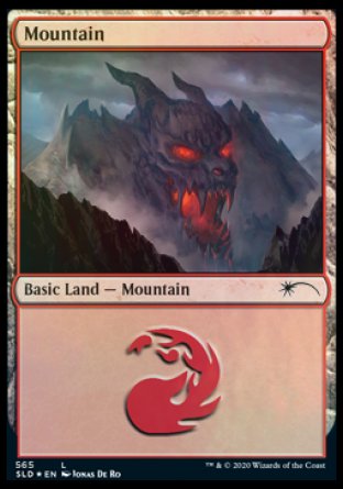 Mountain (Develish) (565) [Secret Lair Drop Promos] | Deep Dive Games St. Marys