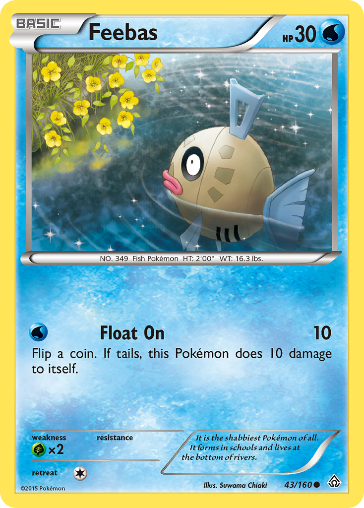 Feebas (43/160) [XY: Primal Clash] | Deep Dive Games St. Marys