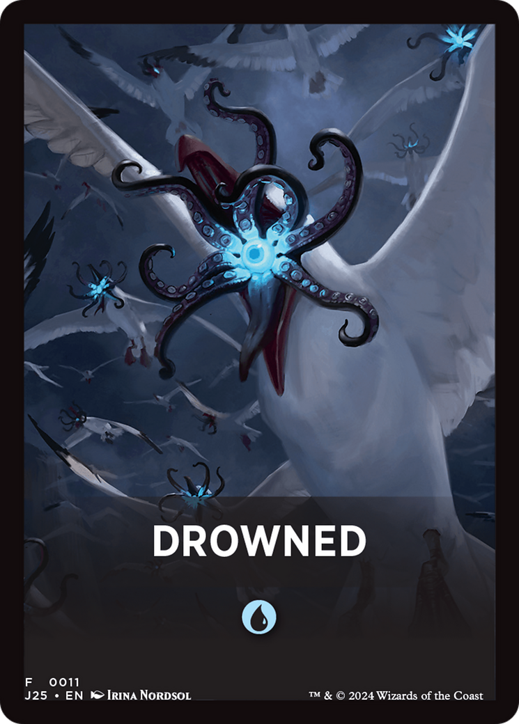 Drowned Theme Card [Foundations Jumpstart Front Cards] | Deep Dive Games St. Marys